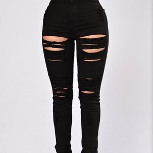 Fashion nova roll out jeans size 3